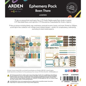 Arden Creative Studio Been There Ephemera Pack