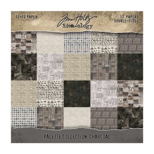 Tim Holtz Idea-ology - Palette Collection: Charcoal (12"x12")