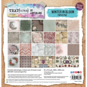 TEXT{ures} Winter in Bloom 12in x 12in Paper Pad