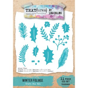 TEXT{ures} Winter Foliage Craft Die Set