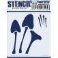 PA Mini Stencil 040 {Alison Bomber}