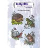 Hidden Creatures A6 Red Rubber Stamp