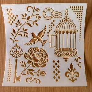 Stencil - Forgotten Conservatory (8x8 inch)