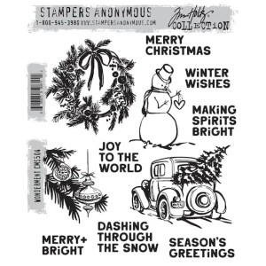 Tim Holtz Cling Rubber Stamps - Wonderment CMS504 by Tim Holtz